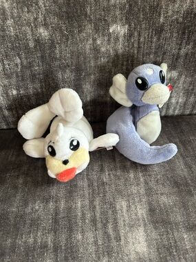 Set of 2 90s Vintage Pokémon KFC Beanies w Tags